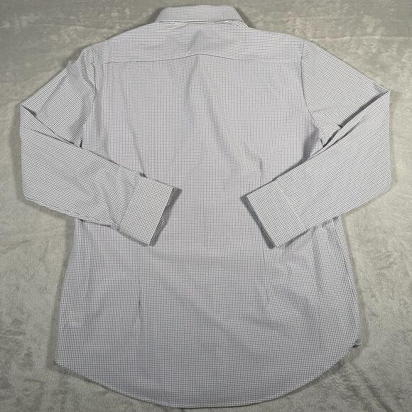 Mizzen + Main‎ Trim Fit Button Down Men's Size 2XL Red Green Tattersall Plaid - Picture 6 of 8